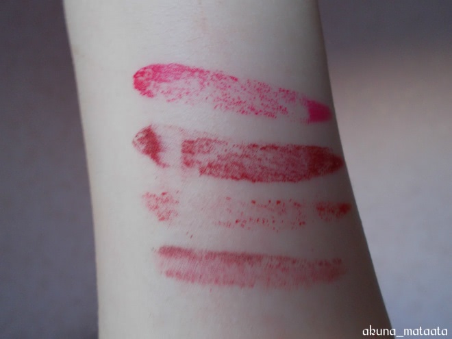 Вот что я люблю! Жидкая стойкая помада-блеск Seventeen All Day Lip Color в оттенках 03 Light Beige, 07 Red, 08 Dark Red, 15 Wild Pink