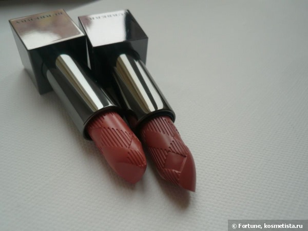 Всесезонный нюд с Burberry Lip Cover Soft Satin Lipstick #02 Cameo и #25 Nude Rose