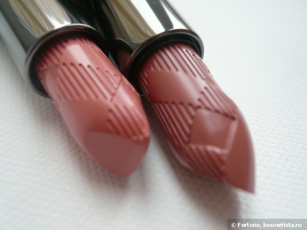 Всесезонный нюд с Burberry Lip Cover Soft Satin Lipstick #02 Cameo и #25 Nude Rose