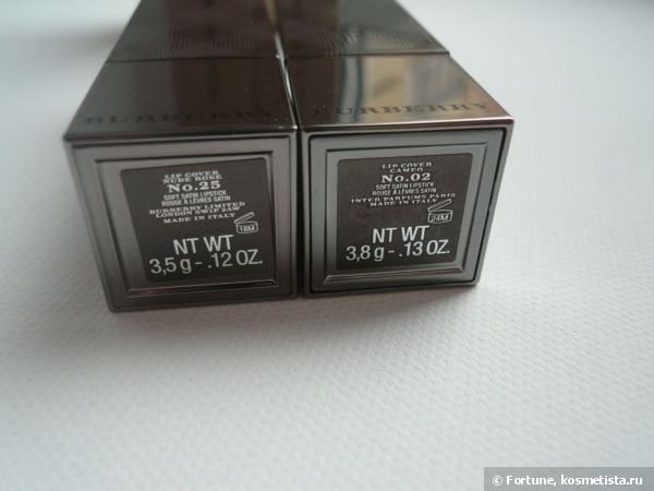 Всесезонный нюд с Burberry Lip Cover Soft Satin Lipstick #02 Cameo и #25 Nude Rose