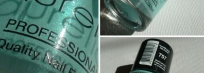 Голубая лагуна с Aurelia Professional Hypoallergenic Nail Enamel 757