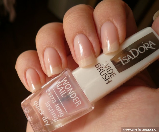 IsaDora wonder nail extra long lasting quick dry 111 pink pastel - лак