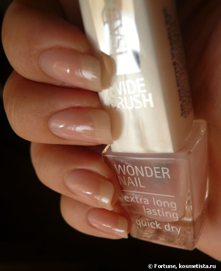 IsaDora wonder nail extra long lasting quick dry 111 pink pastel - лак