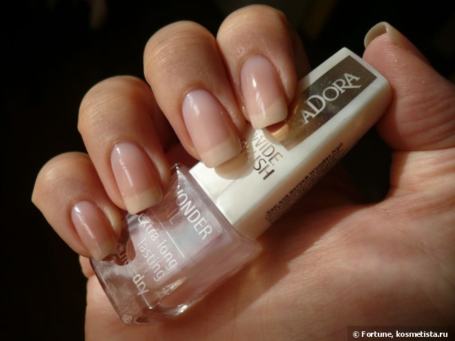 IsaDora wonder nail extra long lasting quick dry 111 pink pastel - лак