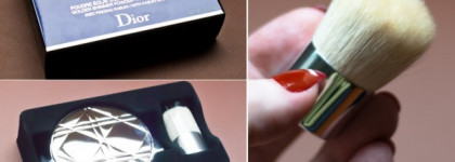 Diorskin Nude Tan Transat Edition Golden Shimmer Powder — Face & Decollete with kabuki brush