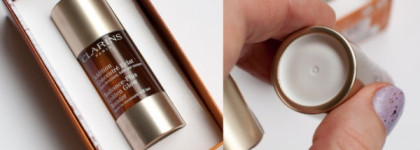 Clarins Radiance-Plus Golden Glow Booster - эмульсия-автозагар. Удобна покапельным вводом в крем и регулированием интенсивности оттенка