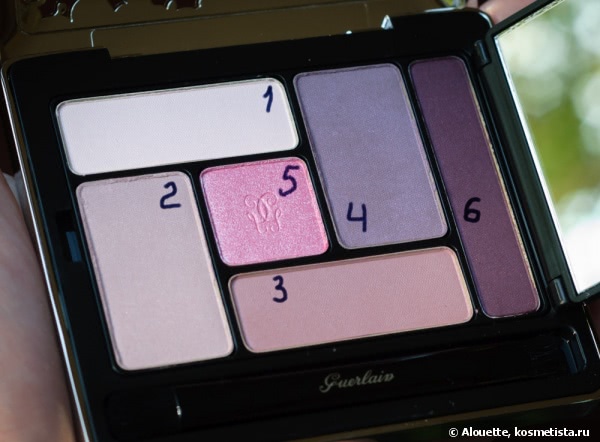 Guerlain Ecrin 6 Couleurs Precious Eyeshadows Tailored Harmonies #66 Boulevard du Montparnasse