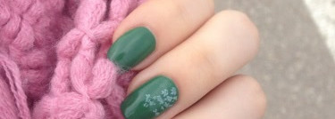 Лак для ногтей Maybelline New York Colorama #269 + стемпинг с плиткой Lesly LS-10