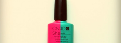 Что получится, если смешать розовый и аквамариновый? CND Shellac Power Polish Color Coat Tutti Frutti и Hotski to Tchotchke