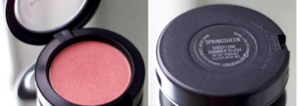Двое из ларца или MAC Sheertone  Blush в оттенках Peachykeen и Springsheen