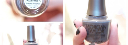 Morgan Taylor Professional Nail Lacquer 50099 "denim Du Jour", 50064 "sweater Weather" и топ "make It Last"