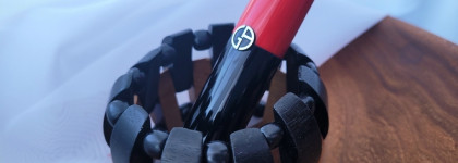 Мандариновый не сок, а коктейль: Giorgio Armani lip power 303 Splendid