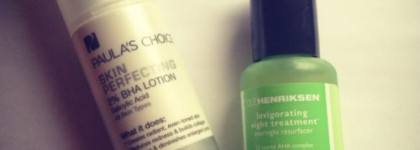 Paula's Choice - Skin Perfecting 2% BHA Lotion Exfoliant и Ole Henriksen - Invigorating Night Treatment