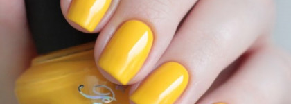 Весенний маникюр вместе с Konad professional Nail Polish P202 "Cats Lemon"