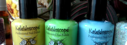 3 веселых лака от El Corazon Kaleidoscope Professional Nail Polish: Модница №02 (за рулем), Модница №03 (на пикнике), Модница №04 (на пляже)