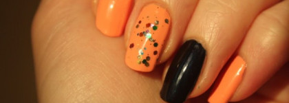 Закат на море с лаками Avon. И фейерверк от Essence