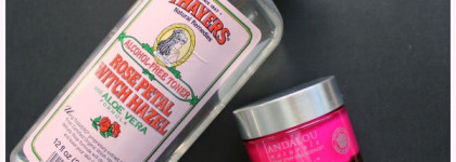 Розы в моей косметичке: тоник от Thayers и маска для лица от Andalou Naturals