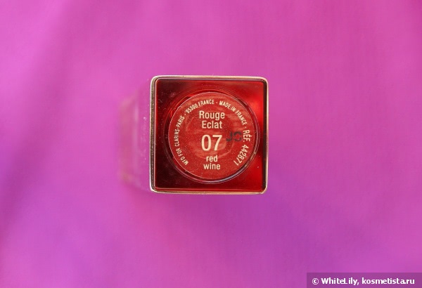 Помады винного оттенка в моей косметичке: MAC Dark Side (Amplified) и Clarins Rouge Eclat №07 Red Wine