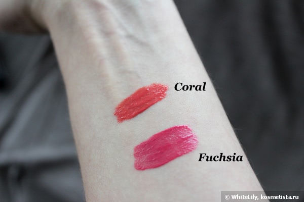 Smashbox Be Legendary Long-Wear Lip Lacquer в оттенках Coral и Fuchsia