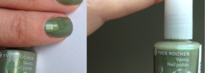 Yves Rocher Vernis Nail Polish 72. Grege nacre: Мой первый зеленый