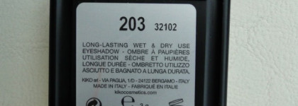 Kiko Water Eyeshadows: #203, #227