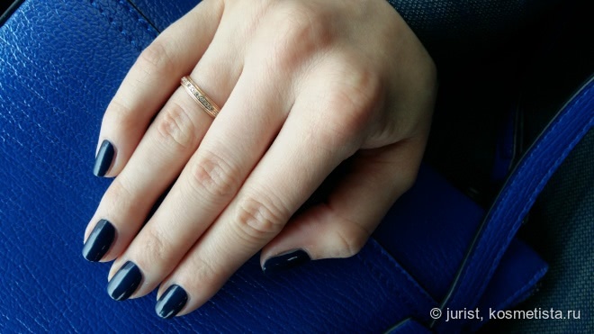 Глубокая синева! Достойный лак Dior Vernis Carre Bleu 796