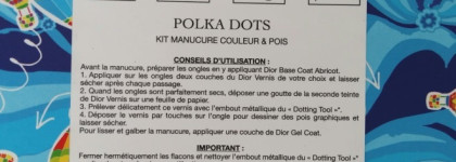 Лето, море, песок, Dior...с маникюрным набором Polka Dots Colour & Dots Manicure Kit #001 Pastilles