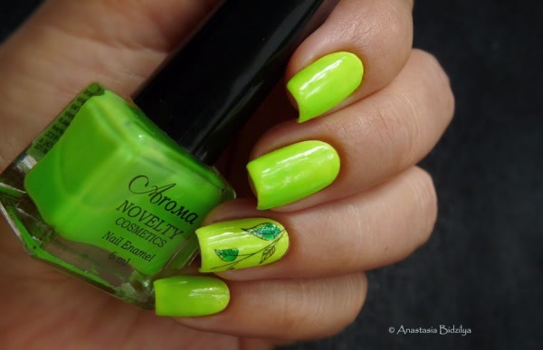 Novelty Cosmetics Aroma Nail Enamel №123 + слайдер-дизайн