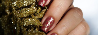 El Corazon Nail Polish Charm and Beauty - №869 + стемпинг Konad "Stamping Nail Plate" №01