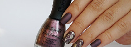 Nubar Nail Laquer - Nmc331 Prevail + стемпинг Moyou London Pro collection №08