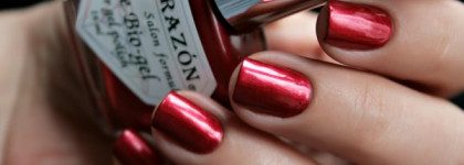 El Corazon Active Bio-gel Color gel polish Nail Party — №423/626 Strawberry Margarita + стемпинг Y008
