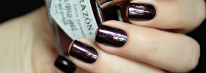 El Corazon Active Bio-gel Color gel polish Nail Party — №423/624 Kir Royal + стемпинг Qgirl-022