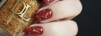Dance Legend Binary Lacquer №14 Anastasia + Dance Legend Gold Leaf