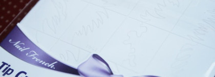 Zoya Professional Laquer ZP524 Shawn + Born Pretty  "Zigzag French Manicure Edge Tip Guides Nail Art Toes"