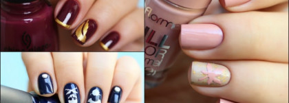 Маникюры с виниловыми трафаретами El Corazon №K-ns-22,24,30