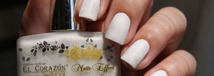 El Corazon Big5free Formula Nail Polish Matte Effect №121 и №125