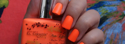 El Corazon Big5free Formula Nail Polish Matte Effect №142-neon