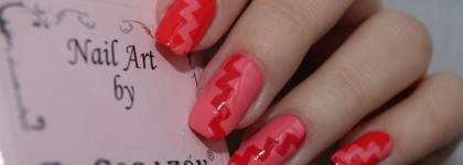 Мой взгляд на самоклеющиеся трафареты для французского маникюра и дизайна ногтей El Corazon №260/4