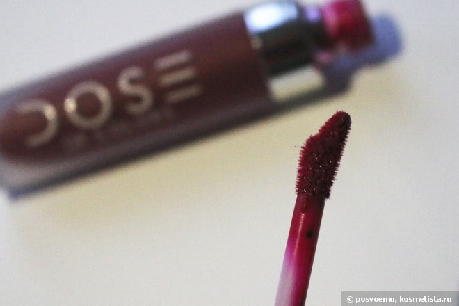 Dose of Colors Liquid-matte lipstick Merlot