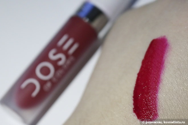Dose of Colors Liquid-matte lipstick Merlot