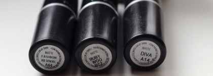 Мат? - Matte, MAC The Matte Lip Lipsticks Fashion Revival, Diva & Ruby Woo