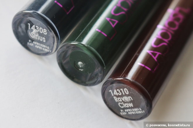 Lasplash Cosmetics Smitten Lip tint mousse: Sirius, Nagini, Ravens Claw