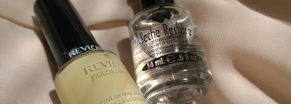 Еще один желтый: Revlon Colorstay Longwear Nail Enamel в оттенке 100 Buttercup + разбавитель Seche Restore