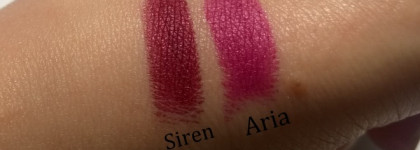 Nyx Matte Lipstick в оттенках Aria (Mls30) и Siren (Mls32)