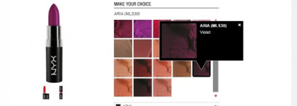 Nyx Matte Lipstick в оттенках Aria (Mls30) и Siren (Mls32)