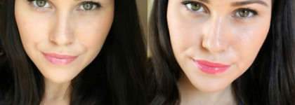 Loreal А L'extraordinaire Color Riche #201 Rose Symphony и Lumene Wild Rose Pearl Lip gloss #28 Drops Pisarat