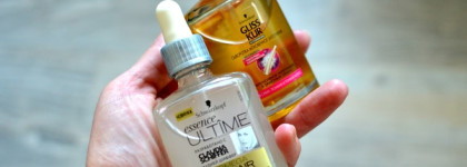 "Битва сывороток для волос": Gliss Kur "Гиалурон- заполнитель" против Essence Ultime "Omega Repair"