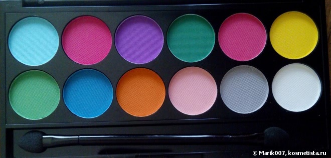 Яркая как само лето - палетка Sleek I Divine Eyeshadow Palette In Ultra Mattes V1