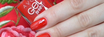 Avon Gel Finish Nail Enamel Roses are Red
