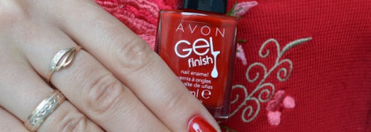 Avon Gel Finish Nail Enamel Roses are Red